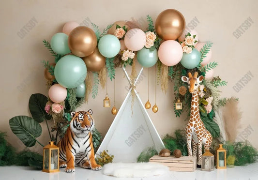 Gatsby Boho Jungle Photography Backdrop Gbsx-00402 - Gatsby Backdrop