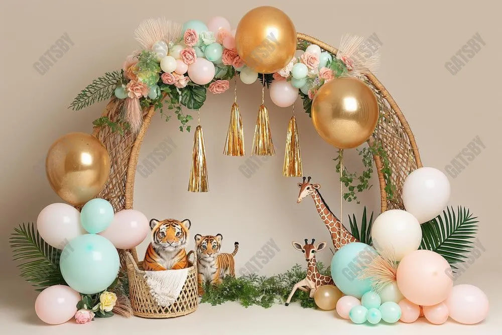 Gatsby Boho Jungle Photography Backdrop Gbsx-00403 - Gatsby Backdrop