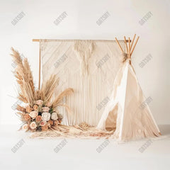 Gatsby Boho Macrame Tent Photography Backdrop Gbsx-00446 - Gatsby Backdrop