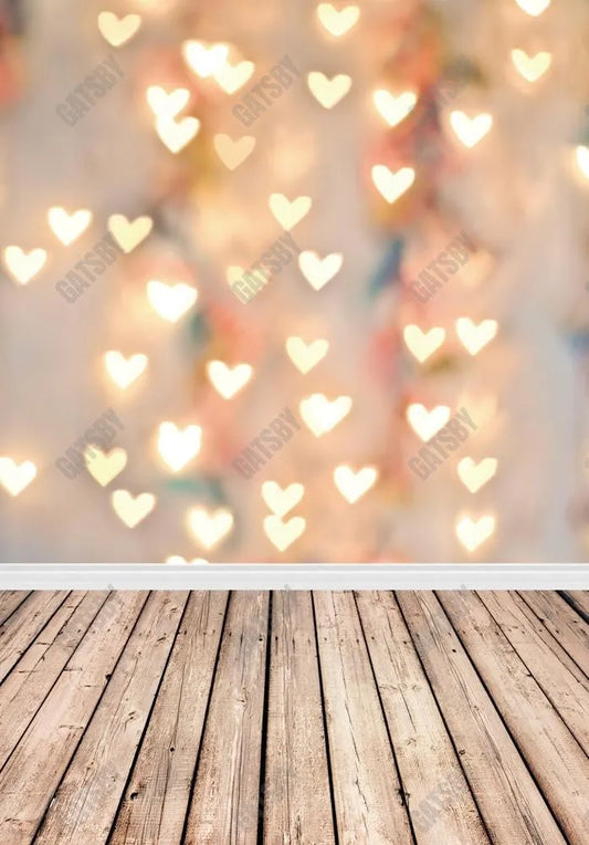 Gatsby Bokeh Heart Photography Backdrop Gbsx-00583 - Gatsby Backdrop