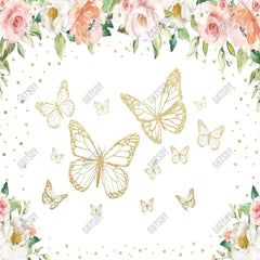 Gatsby Butterfly Floral Photography Backdrop Gbsx-00500 - Gatsby Backdrop