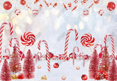 Gatsby Chirstmas Candy Cane Photography Backdrop Gbsx-01068 - Gatsby Backdrop