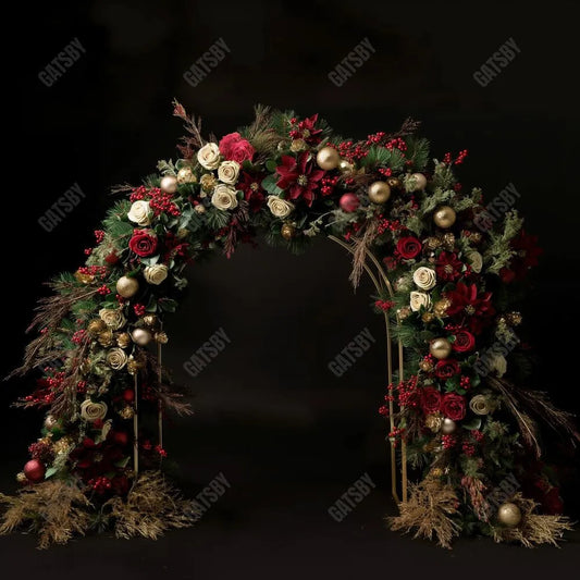 Gatsby Christmas Arch Photography Backdrop GBSX-00018 - Gatsby Backdrop