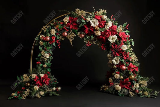 Gatsby Christmas Arch Photography Backdrop GBSX-00019 - Gatsby Backdrop