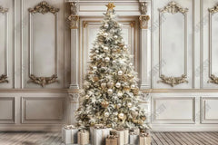 Gatsby Christmas Baroque Tree Photography Backdrop Gbsx-00767 - Gatsby Backdrop