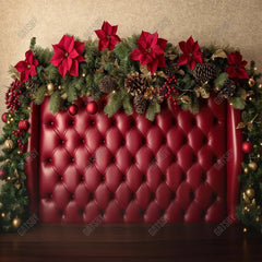 Gatsby Christmas Joy Headboard Photography Backdrop Gbsx-00369 - Gatsby Backdrop