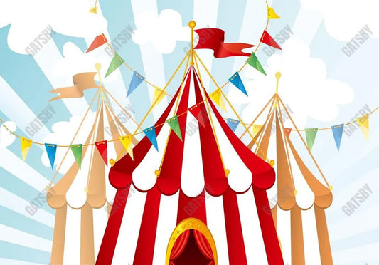 Gatsby Circus Tent Photography Backdrop Gbsx-00716 - Gatsby Backdrop