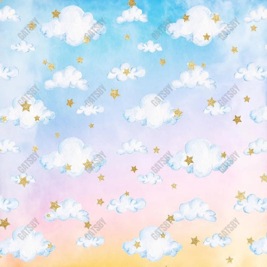 Gatsby Colorful Cloud Sky Photography Backdrop Gbsx-00694 - Gatsby Backdrop