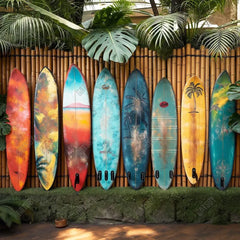 Gatsby Colorful Surfboards Photography Backdrop Gbsx-00385 - Gatsby Backdrop