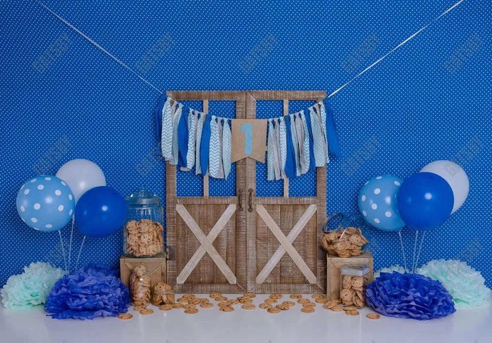 Gatsby Cookies Birthday Photography Backdrop Gbsx-00401 - Gatsby Backdrop