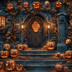 Gatsby Dark Autumn Door Photography Backdrop Gbsx-00792 - Gatsby Backdrop