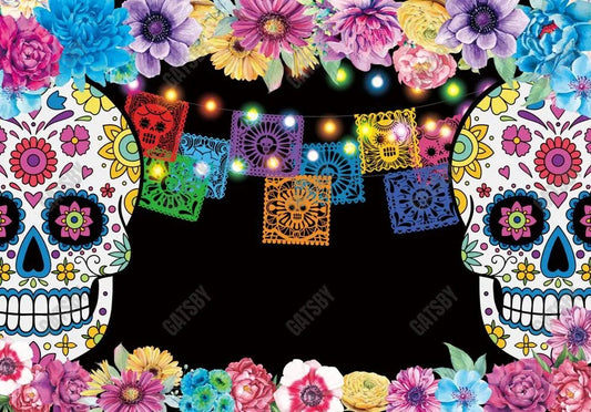 Gatsby Day Of The Dead Photography Backdrop Gbsx-00831 - Gatsby Backdrop