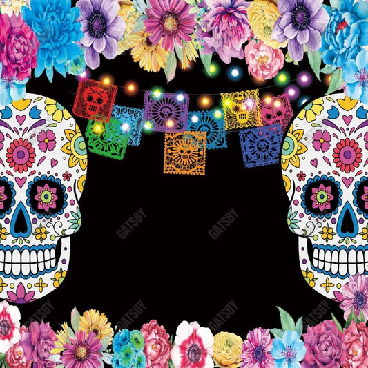 Gatsby Day Of The Dead Photography Backdrop Gbsx-00831 - Gatsby Backdrop