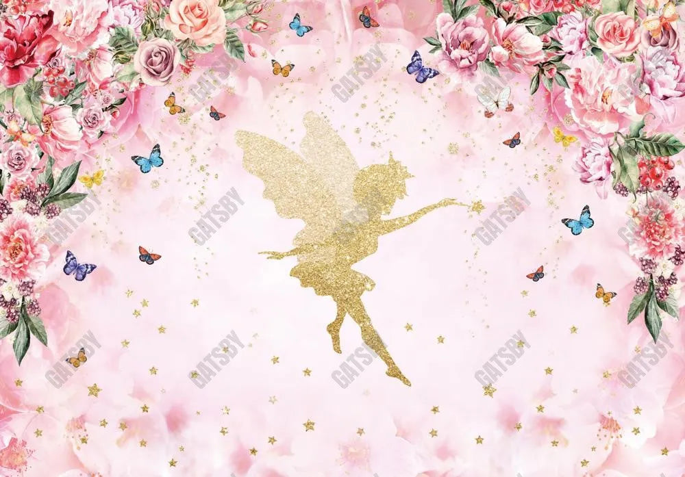 Gatsby Floral Fairy Photography Backdrop Gbsx-00483 - Gatsby Backdrop