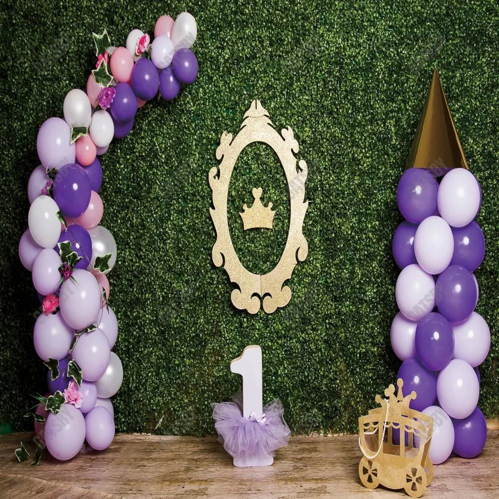 Gatsby Greenery Princess Wall Photography Backdrop Gbsx-00542 - Gatsby Backdrop