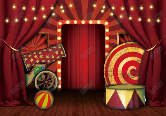 Gatsby Halloween Circus Photography Backdrop Gbsx-00262 - Gatsby Backdrop