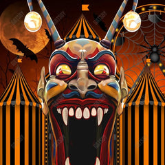 Gatsby Halloween Creepy Circus Photography Backdrop Gbsx-00241 - Gatsby Backdrop