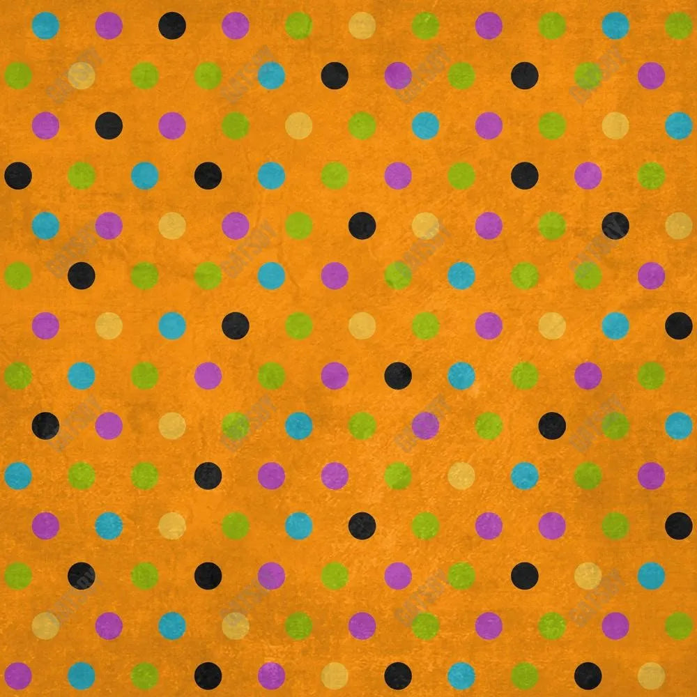 Gatsby Halloween Dot Pattern Photography Backdrop Gbsx-00717 - Gatsby Backdrop