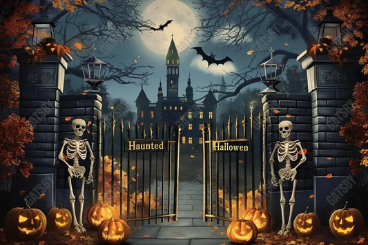 Gatsby Halloween Gate Keepers Photography Backdrop Gbsx-00900 - Gatsby Backdrop