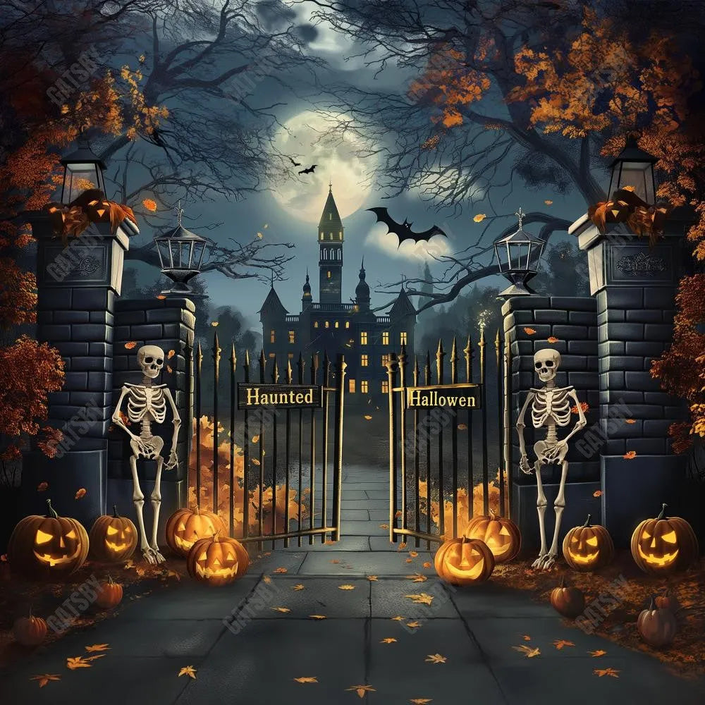 Gatsby Halloween Gate Keepers Photography Backdrop Gbsx-00900 - Gatsby Backdrop