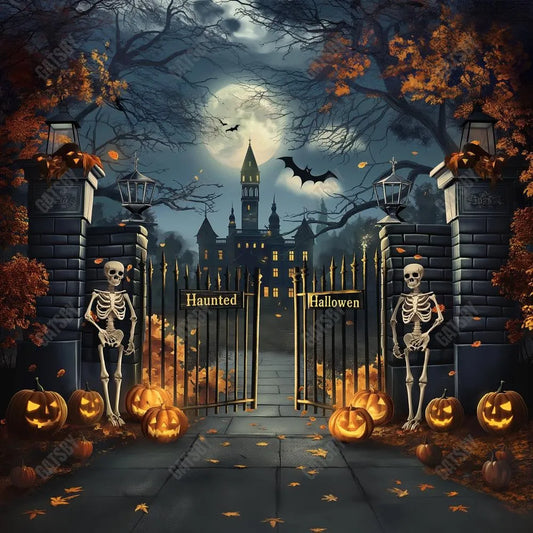 Gatsby Halloween Gate Keepers Photography Backdrop Gbsx-00900 - Gatsby Backdrop