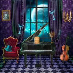 Gatsby Halloween Haunted House Photography Backdrop Gbsx-00232 - Gatsby Backdrop