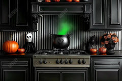 Gatsby Halloween Kitchen Photography Backdrop Gbsx-00869 - Gatsby Backdrop