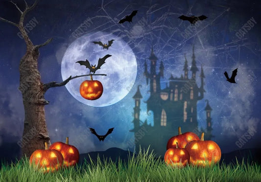 Gatsby Halloween Night Forest Photography Backdrop GBSX-00175 - Gatsby Backdrop