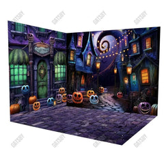 Gatsby Halloween Nightmare House Room Set Backdrop Ym8U-A9026&Ym8U-A8998&Ym8G-B0504 - Gatsby Backdrop