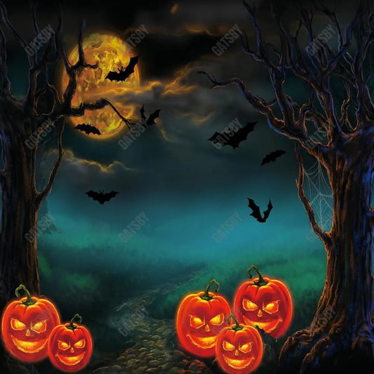 Gatsby Halloween Scary Forest Night Photography Backdrop Gbsx-00674 - Gatsby Backdrop