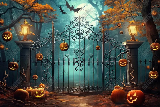 Gatsby Halloween Spooky Night Photography Backdrop Gbsx-00786 - Gatsby Backdrop