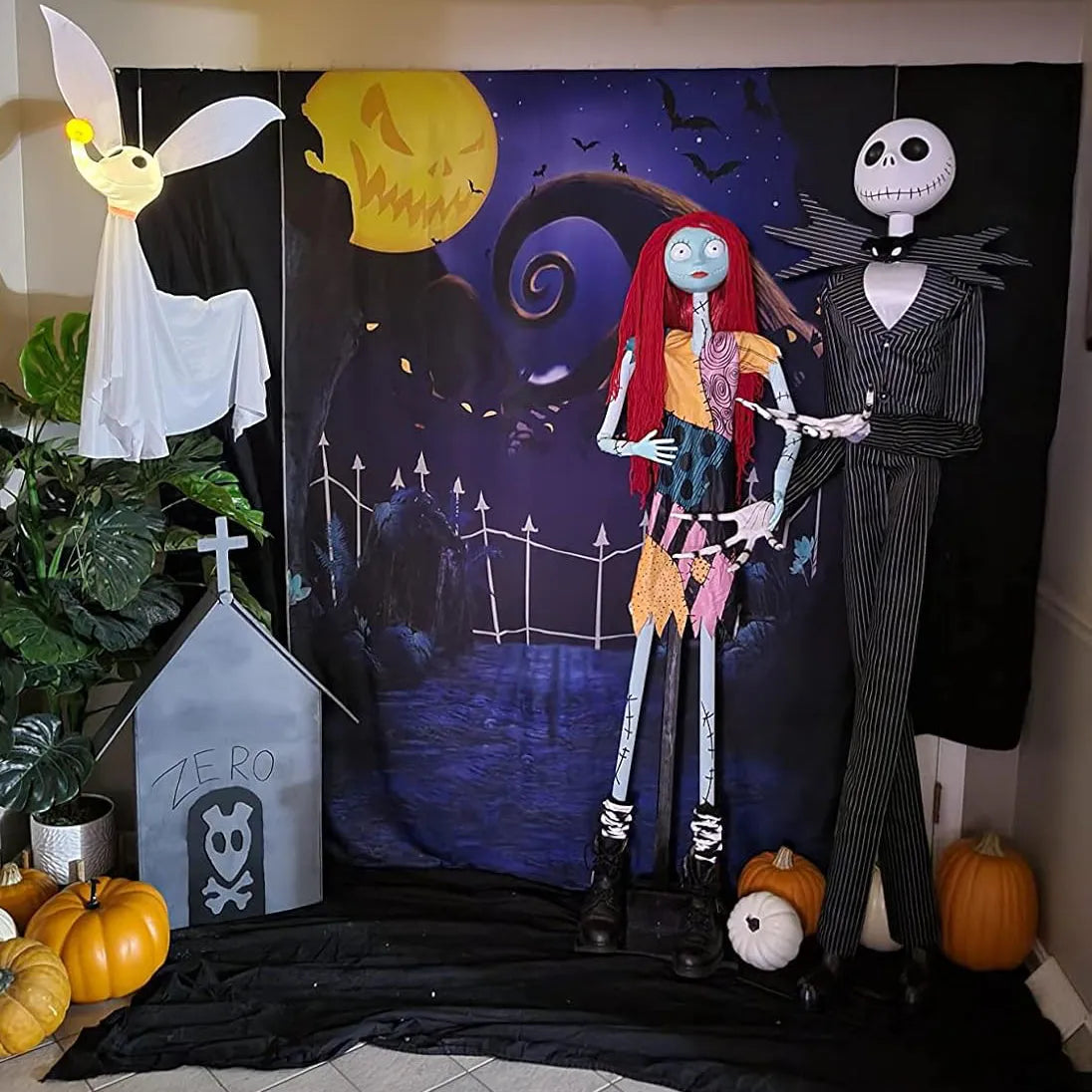 Gatsby Hallowmas Before Christmas Photography Backdrop GBSX-00174 - Gatsby Backdrop