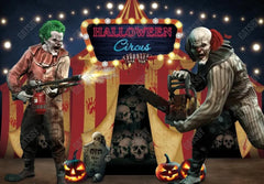 Gatsby Happy Halloween Creepy Circus Photography Backdrop Gbsx-00669 - Gatsby Backdrop