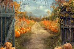 Gatsby Harvest Hills Pumpkin Patch Photography Backdrop Gbsx-00853 - Gatsby Backdrop