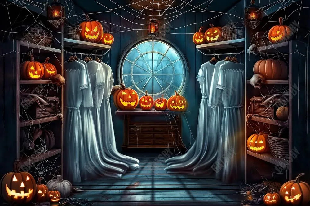 Gatsby Haunted House Wardrobe Photography Backdrop Gbsx-00557 - Gatsby Backdrop