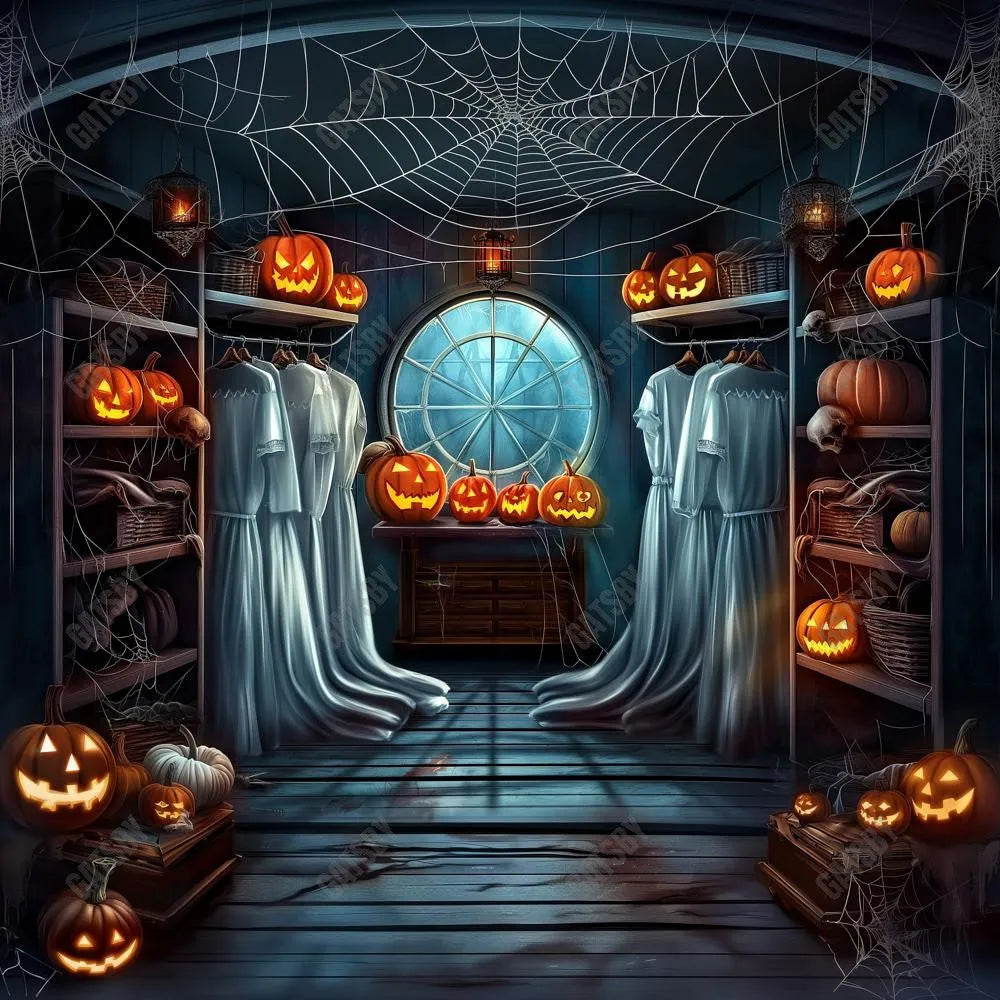 Gatsby Haunted House Wardrobe Photography Backdrop Gbsx-00557 - Gatsby Backdrop