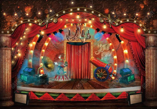 Gatsby Horror Circus Photography Backdrop Gbsx-00934 - Gatsby Backdrop