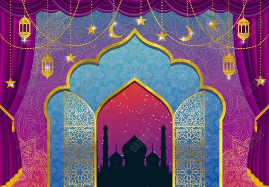 Gatsby India Arabian Nights Moroccan Photography Backdrop Gbsx-00825 - Gatsby Backdrop