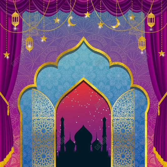 Gatsby India Arabian Nights Moroccan Photography Backdrop Gbsx-00825 - Gatsby Backdrop