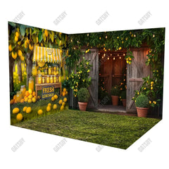 Gatsby Lemonade Barn Room Set Backdrop GBSX-00025&GBSX-00024&GBSX-99784 - Gatsby Backdrop