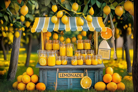 Gatsby Lemonade Sweet Stand Photography Backdrop GBSX-00026 - Gatsby Backdrop