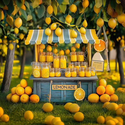 Gatsby Lemonade Sweet Stand Photography Backdrop GBSX-00026 - Gatsby Backdrop