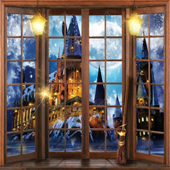 Gatsby Magic Castle Window Photography Backdrop Gbsx-00248 - Gatsby Backdrop