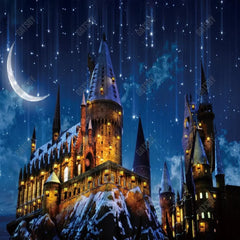 Gatsby Magic Castle Witch Wizard School Photography Backdrop Gbsx-00258 - Gatsby Backdrop