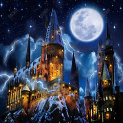 Gatsby Magic Wizard Castle Photography Backdrop Gbsx-00928 - Gatsby Backdrop