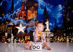 Gatsby Magic Wizard Castle Photography Backdrop Gbsx-00928 - Gatsby Backdrop