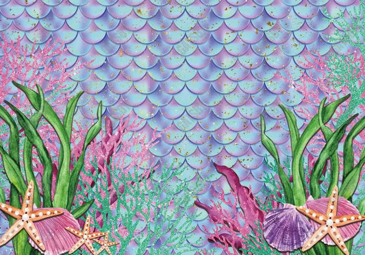 Gatsby Mermaid Scales Photography Backdrop Gbsx-00679 - Gatsby Backdrop