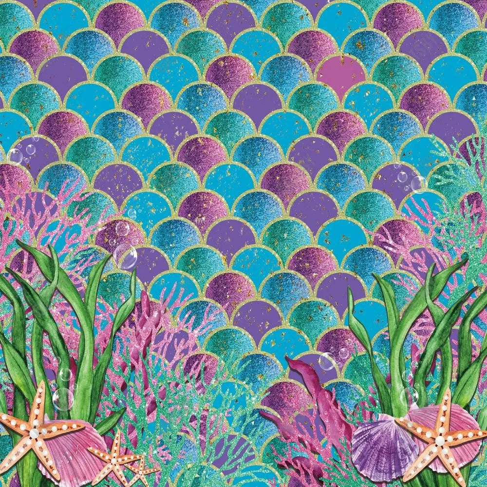 Gatsby Mermaid Scales Photography Backdrop Gbsx-00873 - Gatsby Backdrop