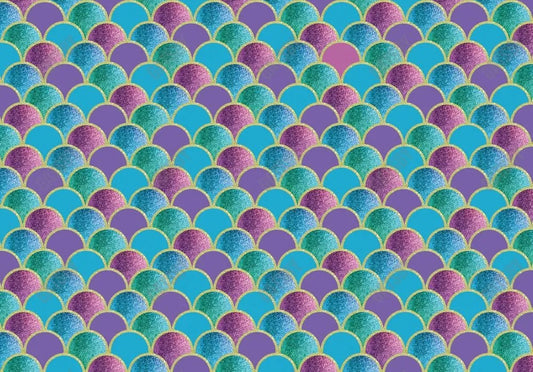 Gatsby Mermaid Scales Photography Backdrop Gbsx-00874 - Gatsby Backdrop