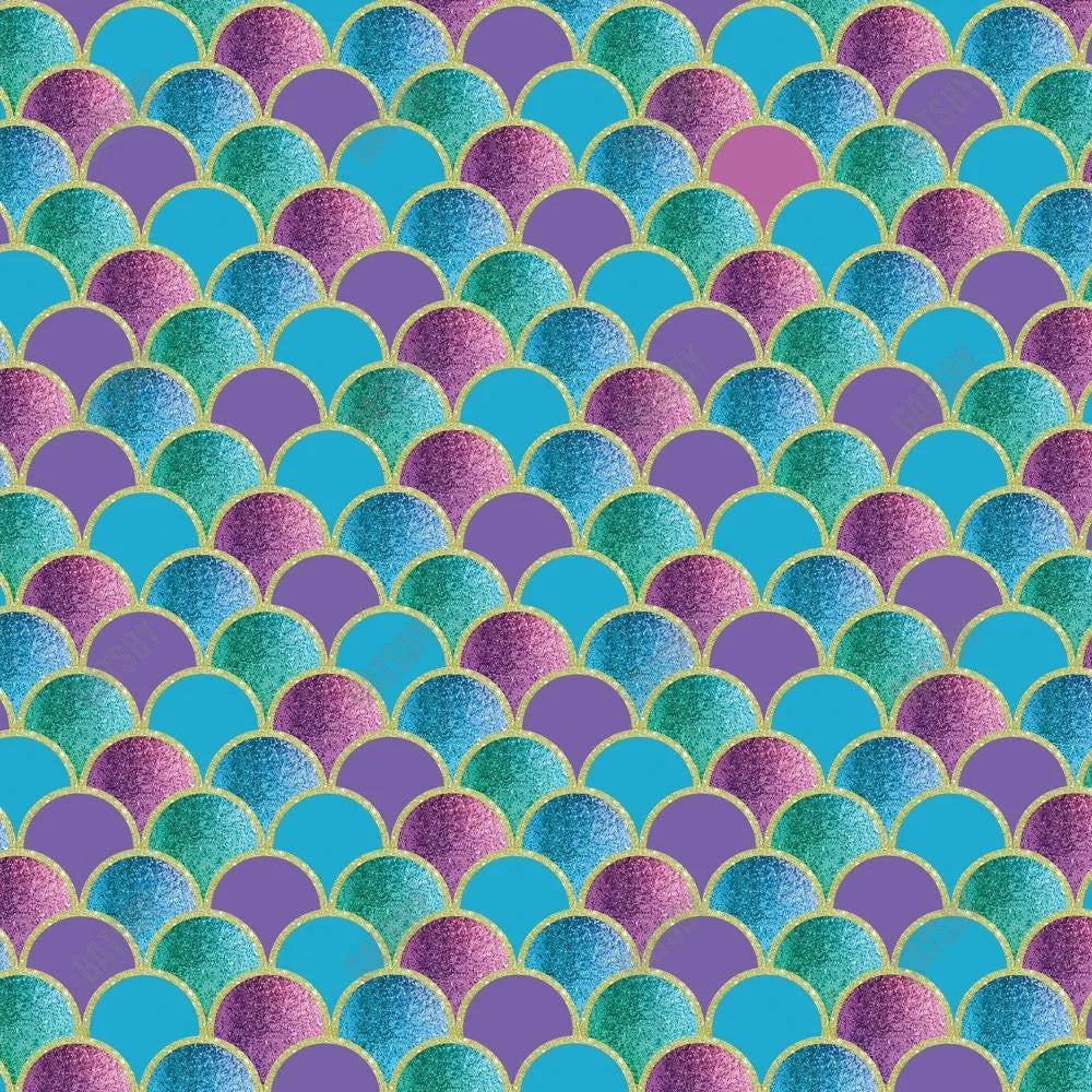 Gatsby Mermaid Scales Photography Backdrop Gbsx-00874 - Gatsby Backdrop